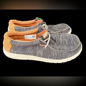 Hey Dude Men's Sz 8 Wally Jersey Charcoal | Men's Loafers |